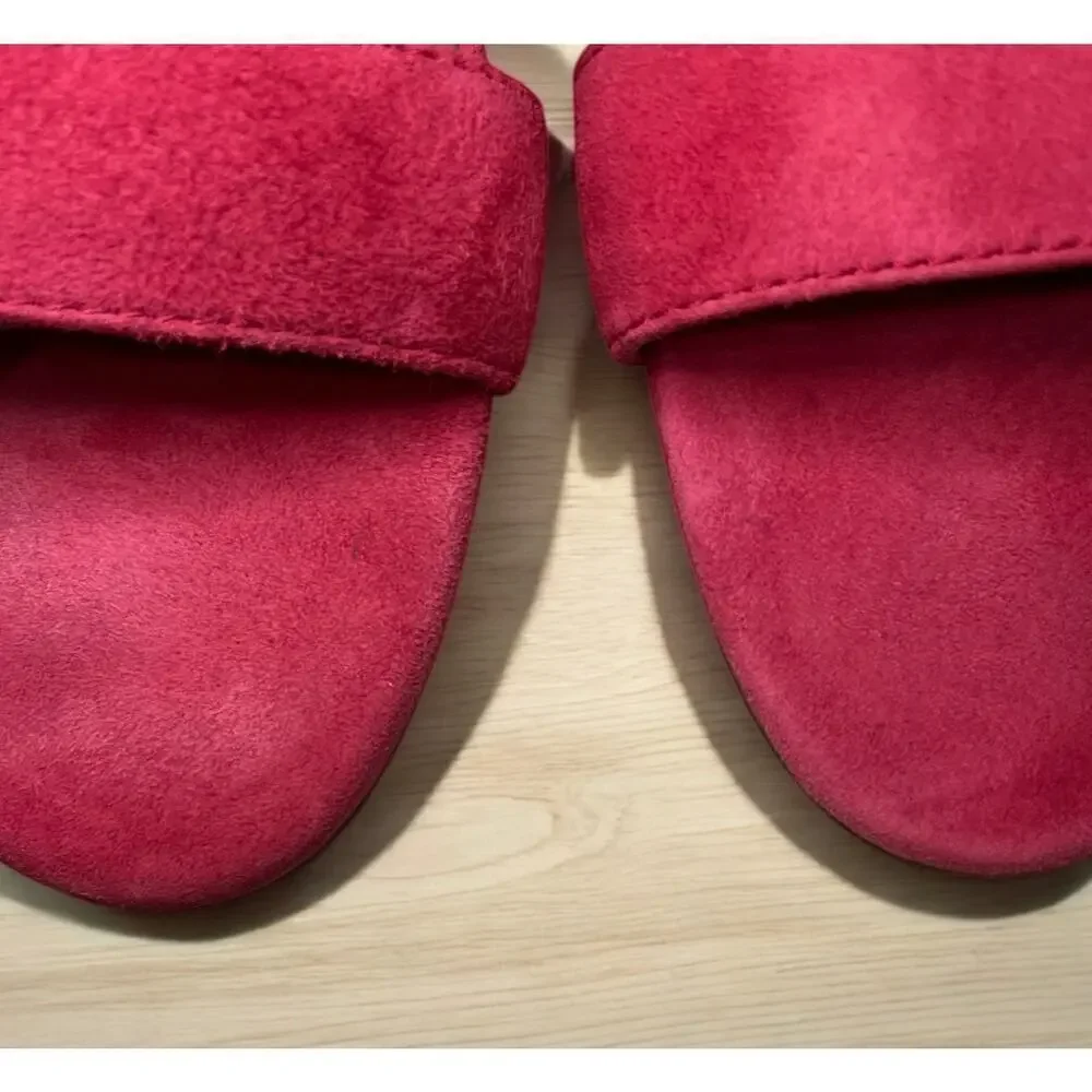 Tory Burch Savannah Suede Wedge Sandal Size 10M